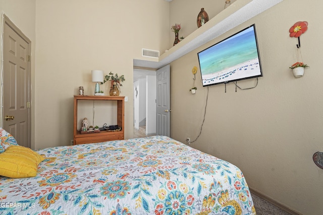 bedroom featuring baseboards