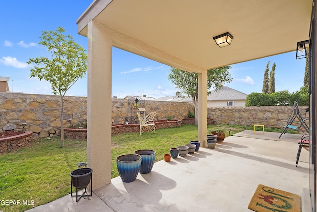 view of patio