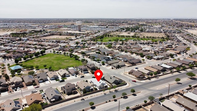 4729 Joseph Rodriguez Dr, El Paso, TX 79938 - aerial view of property and surrounding area with nearby suburban area