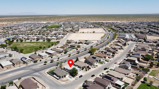 4729 Joseph Rodriguez Dr, El Paso, TX 79938 - aerial view of property and surrounding area with nearby suburban area