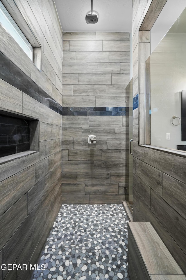 full bath with a stall shower