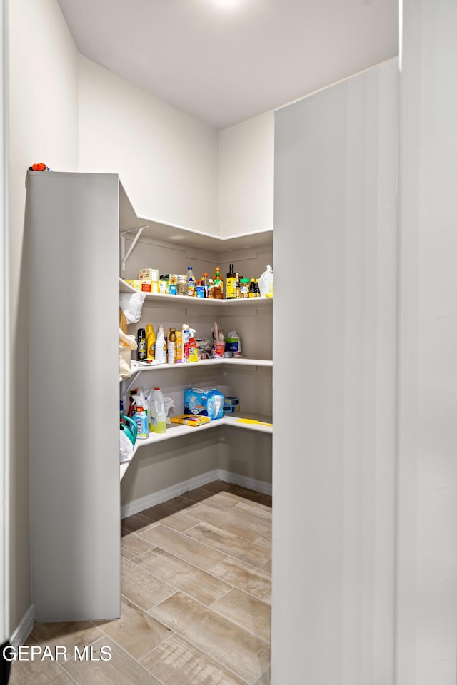 view of pantry
