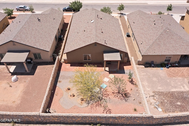 7421 Dewberry Dr, El Paso, TX 79911 - view from above of property