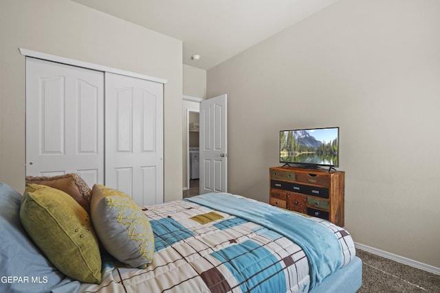 7421 Dewberry Dr, El Paso, TX 79911 - carpeted bedroom with a closet and baseboards