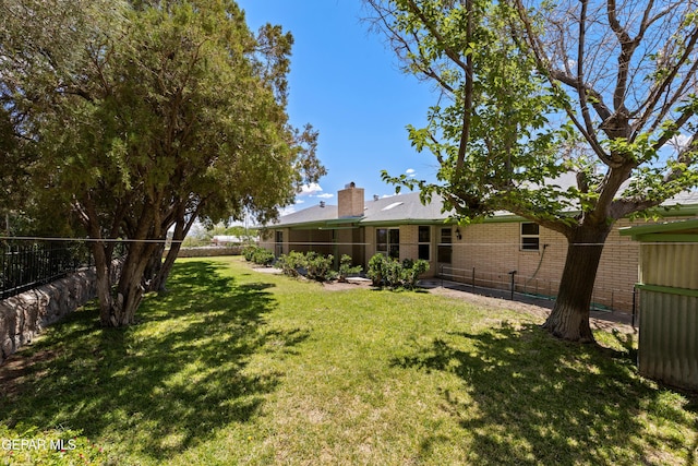 view of yard