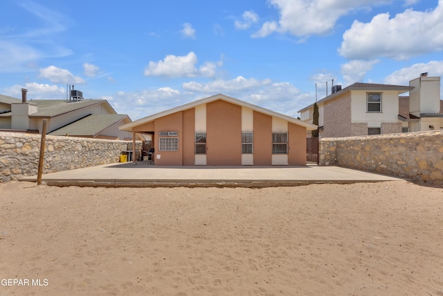 12273 El Greco Cir, El Paso, TX 79936 - back of house featuring a patio area and fence