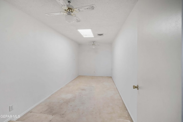 view of spare room