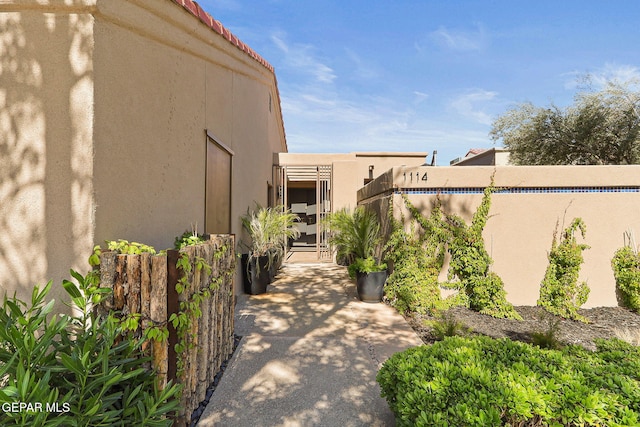 1114 Los Jardines Cir, El Paso, TX 79912 - view of home's exterior with stucco siding