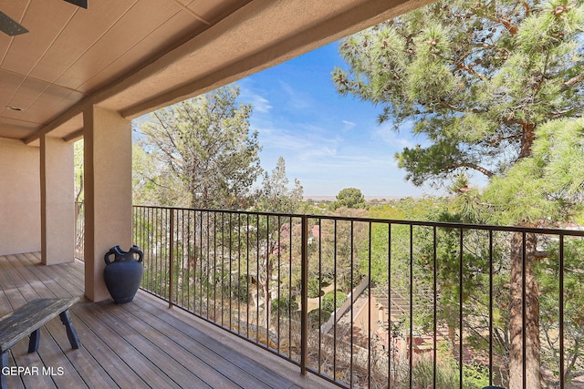 1114 Los Jardines Cir, El Paso, TX 79912 - view of wooden terrace