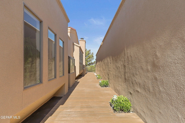 1114 Los Jardines Cir, El Paso, TX 79912 - view of home's exterior with stucco siding