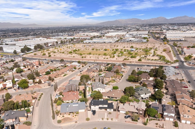 1393 Vista Granada Dr, El Paso, TX 79936 - aerial overview of property's location with mountains and nearby suburban area