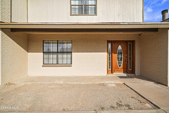 1393 Vista Granada Dr, El Paso, TX 79936 - property entrance with brick siding