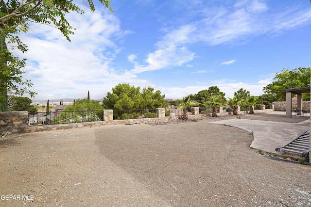 1393 Vista Granada Dr, El Paso, TX 79936 - view of yard featuring fence and a patio