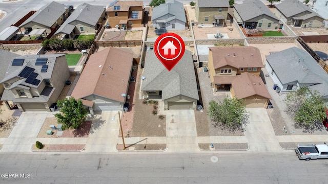 aerial perspective of suburban area