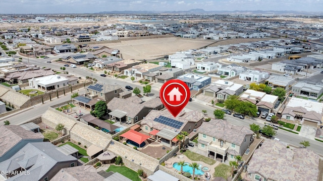 737 Colonial Blf, El Paso, TX 79928 - aerial view of residential area featuring a pool