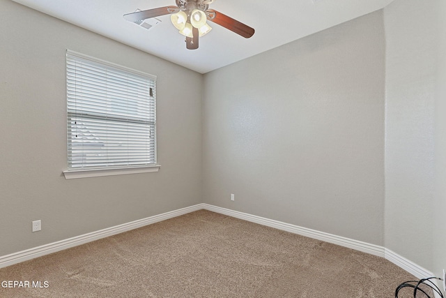 737 Colonial Blf, El Paso, TX 79928 - empty room with carpet flooring, ceiling fan, and baseboards
