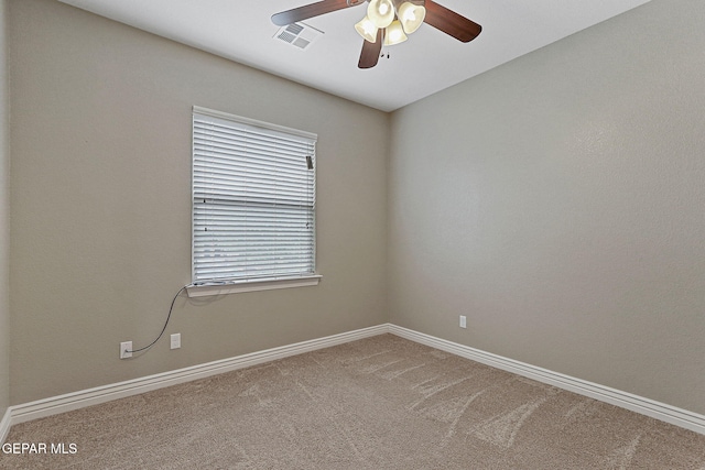 737 Colonial Blf, El Paso, TX 79928 - spare room featuring carpet, a ceiling fan, and baseboards