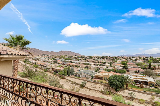 6664 Tuscany Ridge Dr, El Paso, TX 79912 - mountain view with nearby suburban area