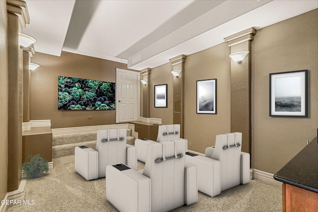 6664 Tuscany Ridge Dr, El Paso, TX 79912 - home theater room with baseboards