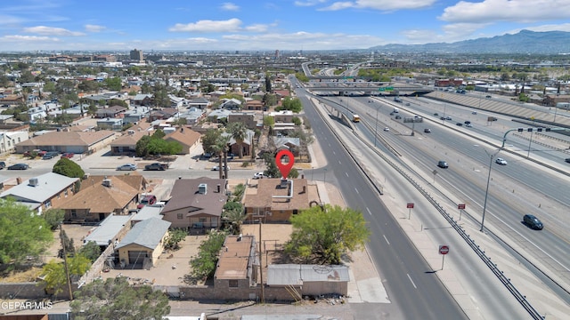 4301 Hueco Ave, El Paso, TX 79903 - bird's eye view of a highway and a mountainous background