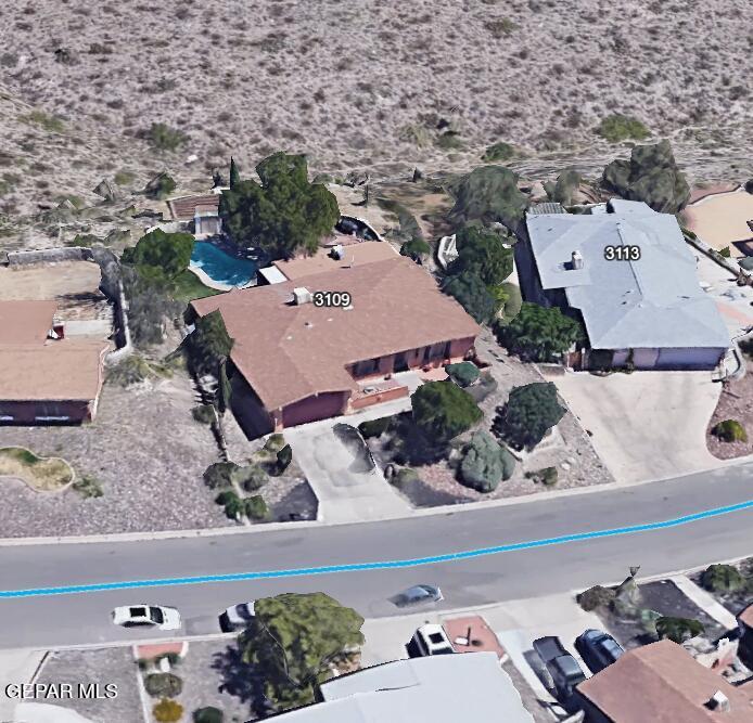 aerial overview of property's location