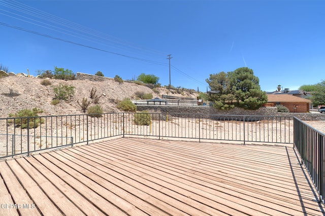 7413 Le Conte Dr, El Paso, TX 79912 - view of deck