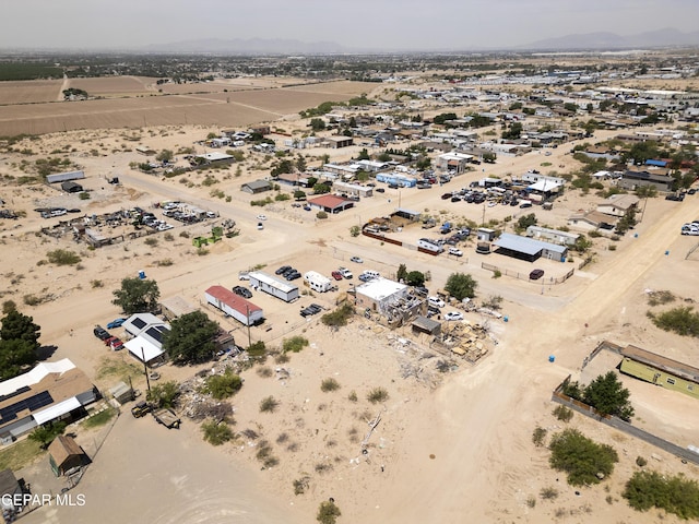 11600 Claudia Dr, El Paso, TX 79927 - aerial view of sparsely populated area with a desert landscape and a mountain backdrop