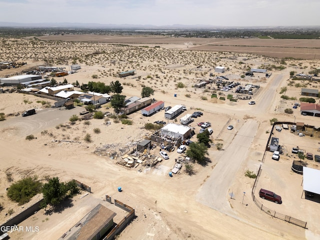 11600 Claudia Dr, El Paso, TX 79927 - aerial view of property and surrounding area featuring a desert landscape, rural landscape, and a mountainous background