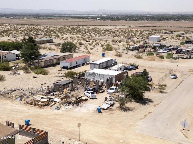 11600 Claudia Dr, El Paso, TX 79927 - aerial view of sparsely populated area with a desert landscape and a mountainous background