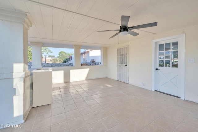 9029 Geranium Dr, El Paso, TX 79907 - view of patio / terrace featuring ceiling fan