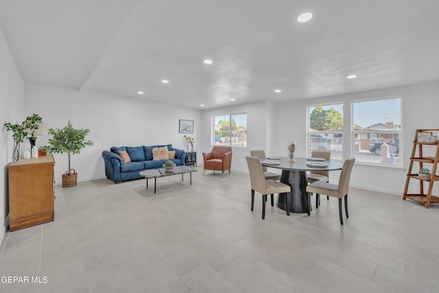 9029 Geranium Dr, El Paso, TX 79907 - dining area with recessed lighting and baseboards