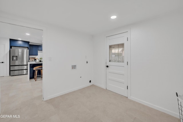 9029 Geranium Dr, El Paso, TX 79907 - foyer entrance featuring recessed lighting and baseboards