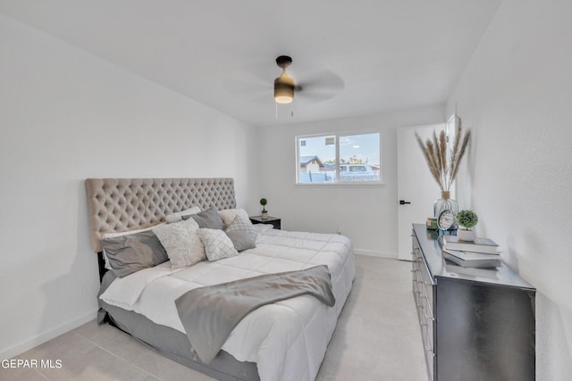9029 Geranium Dr, El Paso, TX 79907 - bedroom with baseboards and ceiling fan