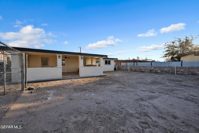 9029 Geranium Dr, El Paso, TX 79907 - view of front of property featuring stucco siding and fence