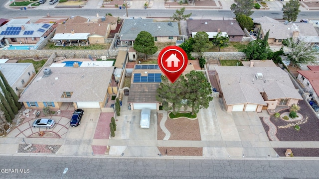 1664 Lou Graham Dr, El Paso, TX 79936 - aerial view of residential area