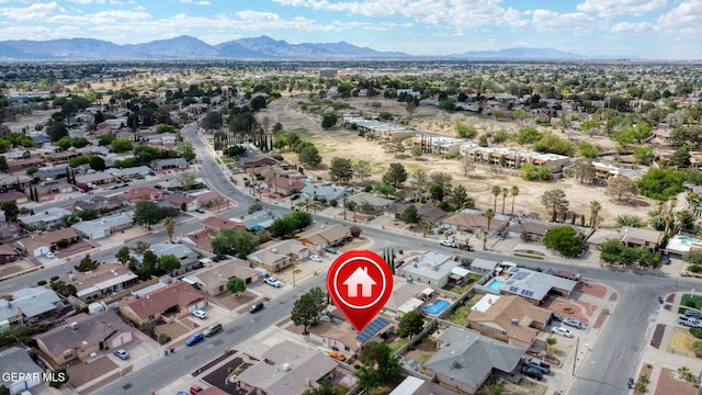 1664 Lou Graham Dr, El Paso, TX 79936 - view of property location with a mountain backdrop and nearby suburban area