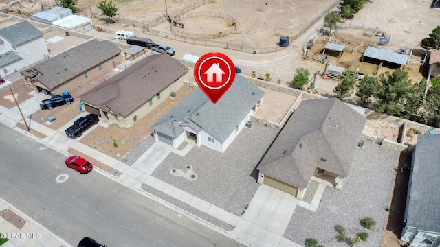 436 Sun Temple Rd, Socorro, TX 79927 - aerial view of residential area