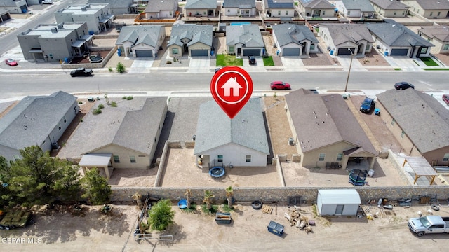 436 Sun Temple Rd, Socorro, TX 79927 - aerial view of residential area