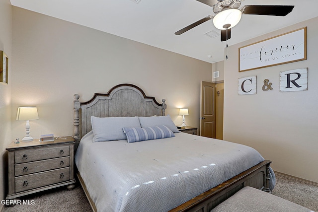 2005 Roy Vinson, El Paso, TX 79938 - carpeted bedroom with ceiling fan and baseboards