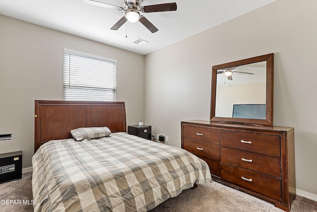 2808 Tierra De Moyo Pl, El Paso, TX 79938 - carpeted bedroom featuring baseboards and ceiling fan