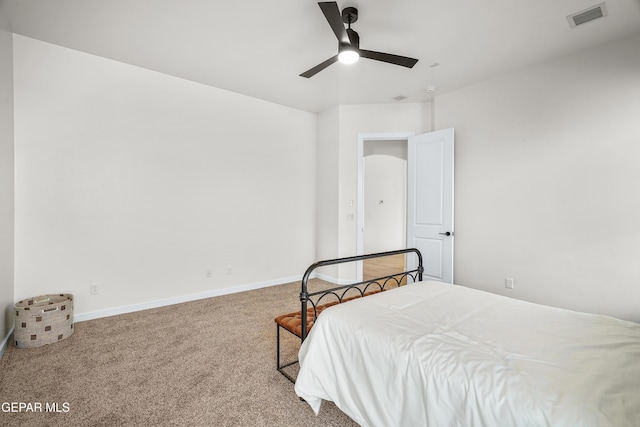 3829 Aspire Pl, El Paso, TX 79938 - carpeted bedroom featuring baseboards and a ceiling fan