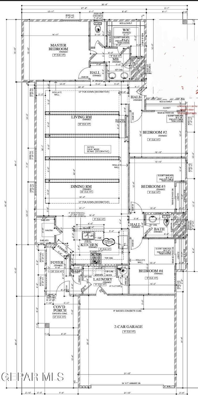 12105 Sanaa, El Paso, TX 79934 - room layout