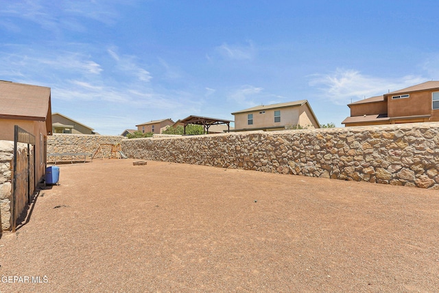 513 Bogota Pl, El Paso, TX 79928 - view of yard with a gazebo and fence