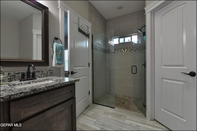 937 Grandevole Dr, El Paso, TX 79932 - bathroom with a stall shower and vanity