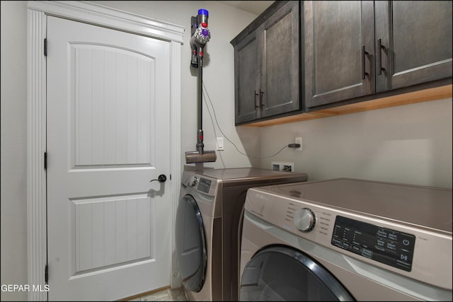 937 Grandevole Dr, El Paso, TX 79932 - laundry area with cabinet space and washer and clothes dryer