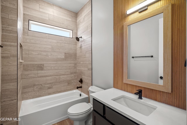 3817 Aspire Pl, El Paso, TX 79938 - full bath with toilet, shower / tub combination, and vanity
