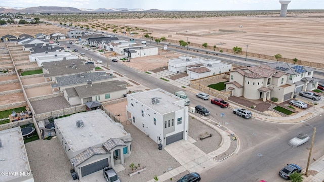 3516 Essence St, El Paso, TX 79938 - aerial view of residential area featuring a mountain backdrop