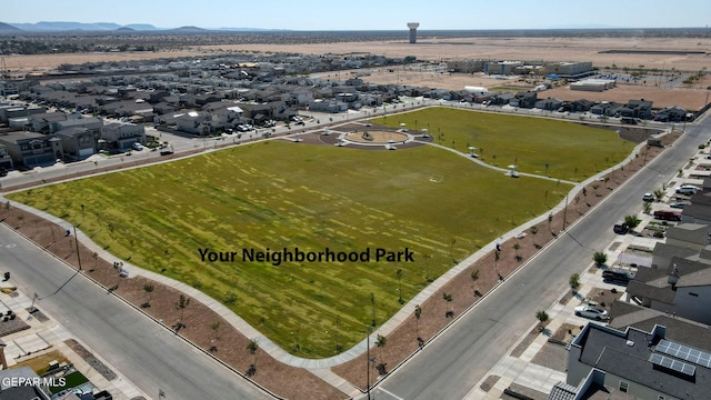 3516 Essence St, El Paso, TX 79938 - aerial perspective of suburban area with mountains