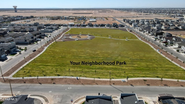 3516 Essence St, El Paso, TX 79938 - aerial view of property's location featuring nearby suburban area