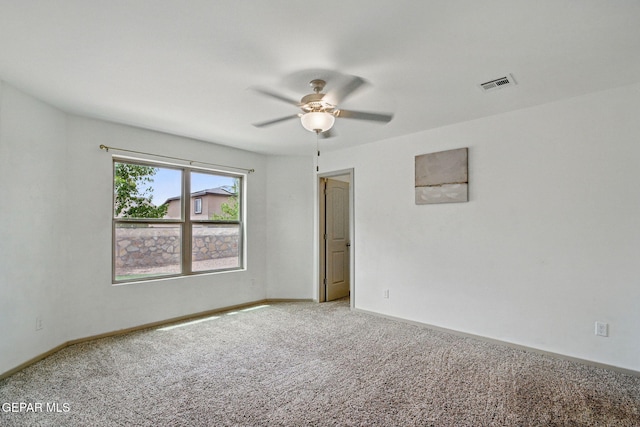 525 Cedarwood Dr, El Paso, TX 79928 - carpeted spare room with a ceiling fan and baseboards